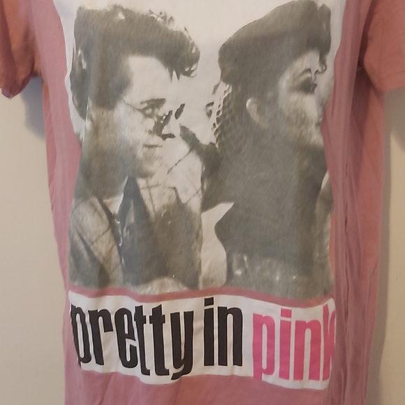 FLASHDANCE | Women's Pretty In Pink T Shirt Pink Size Large - Picture 2 of 8
